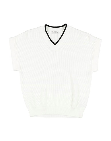 DONDUP Sweater White 100% Cotton