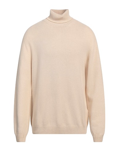 ZANIERI Turtleneck Beige 90% Wool, 10% Cashmere