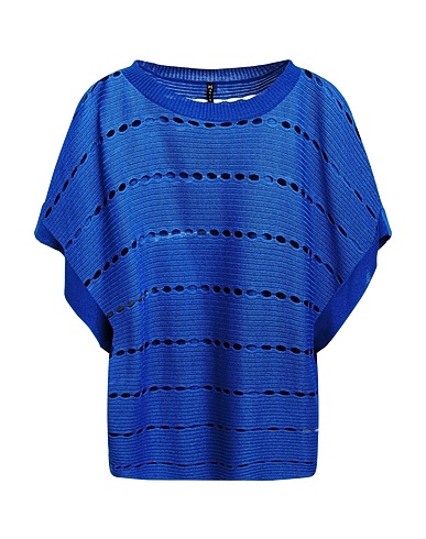 MANILA GRACE Jumper Blue 78% Viscose, 22% Polyester