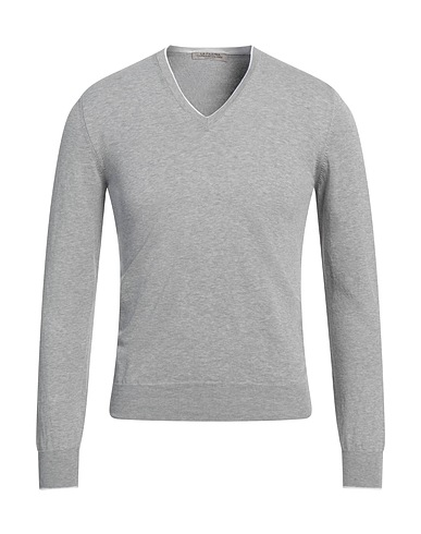 LA FILERIA Sweater Grey 100% Cotton