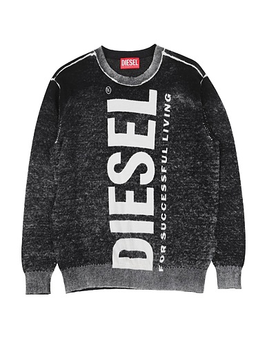 DIESEL Jumper Black 100% Cotton