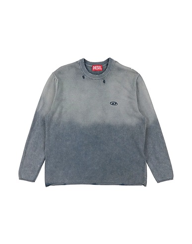DIESEL Jumper Slate blue 100% Cotton