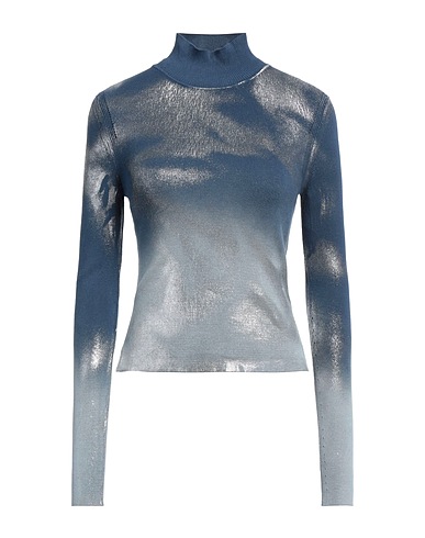 DIESEL Polo neck Navy blue 100% Cotton