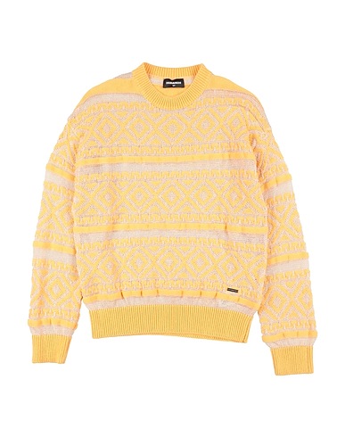 DSQUARED2 Jumper Yellow 68% Cotton, 32% Linen