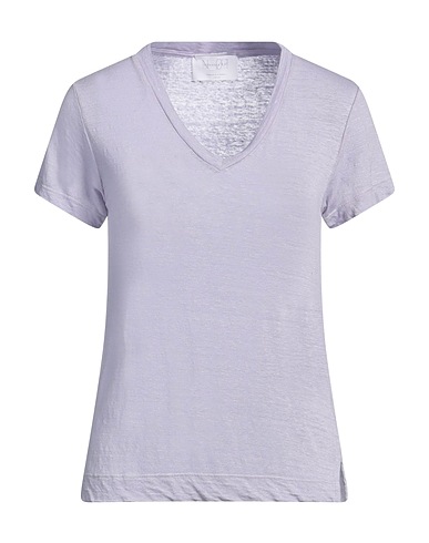 DANIELE FIESOLI Pullover Lila 96% Leinen, 4% Elastan