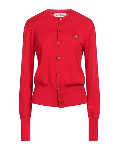 VIVIENNE WESTWOOD Cardigan Red 100% Virgin Wool