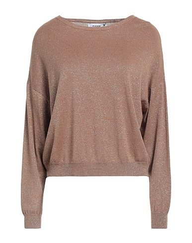 PLEASE Pullover Marrone 63% Viscosa, 31% Poliammide, 6% Lurex®