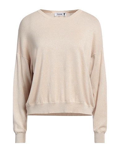 PLEASE Jumper Sand 63% Viscose, 31% Polyamide, 6% Lurex®