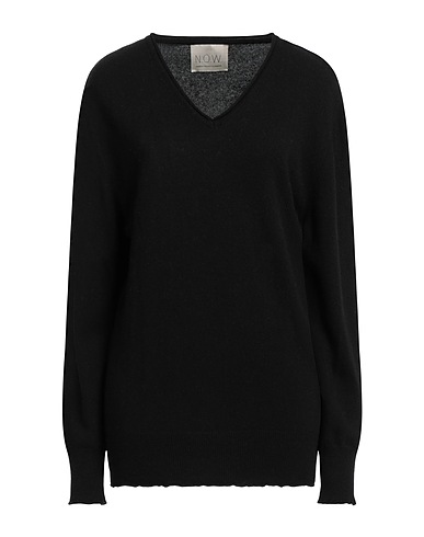 N.O.W. ANDREA ROSATI CASHMERE Jumper Black 30% Cashmere, 30% Wool, 20% Viscose, 20% Nylon