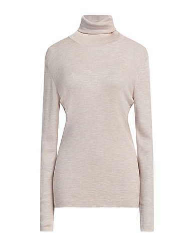 MAGDA BUTRYM Polo neck Beige 35% Cashmere, 35% Wool, 30% Silk