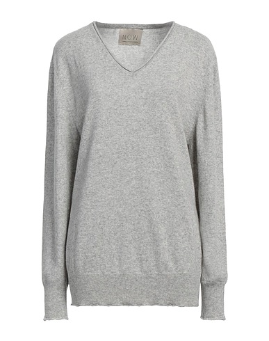 N.O.W. ANDREA ROSATI CASHMERE プルオーバー グレー ウール 30% / レーヨン 30% / ナイロン 20% / カシミヤ 20%