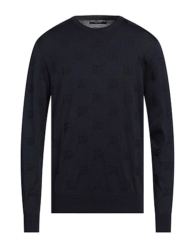 DOLCE&GABBANA Sweater Midnight blue 100% Silk