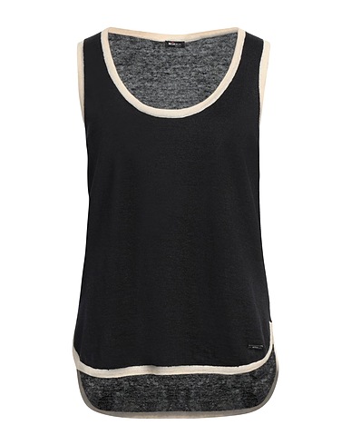 KITON Vest Charcoal 73% Linen, 27% Cotton