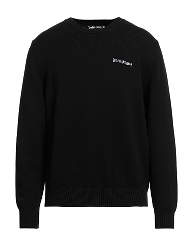 PALM ANGELS Jumper Black 100% Cotton, Polyester