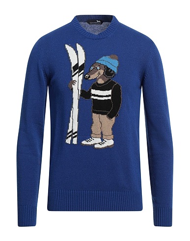 HARMONT & BLAINE Jumper Blue 40% Wool, 30% Viscose, 20% Polyamide, 10% Cashmere