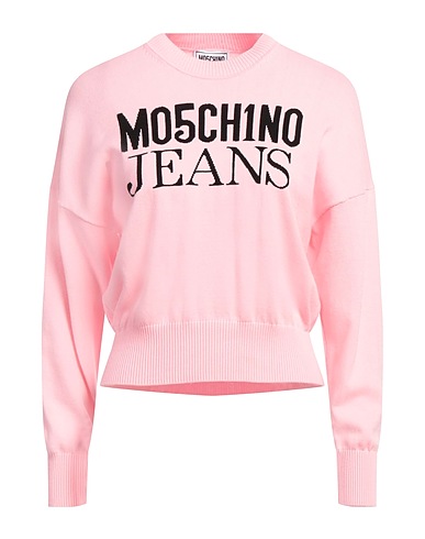 MOSCHINO JEANS Sweater Pink 100% Cotton