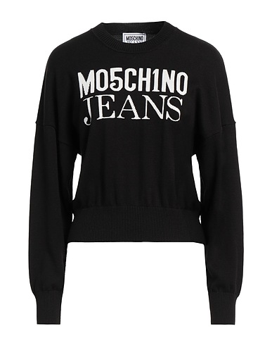 MOSCHINO JEANS Pullover Schwarz 100% Baumwolle
