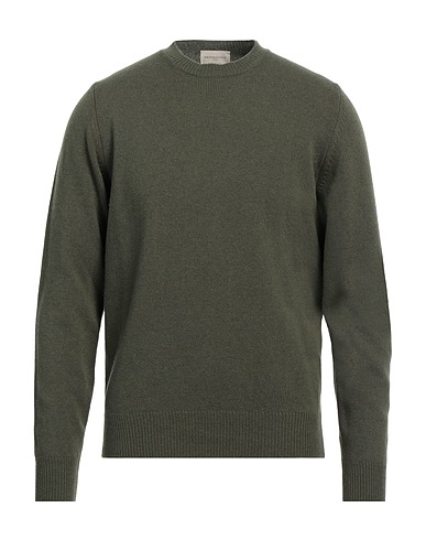 BROOKSFIELD Pullover Vert militaire 90% Laine vierge, 10% Cachemire