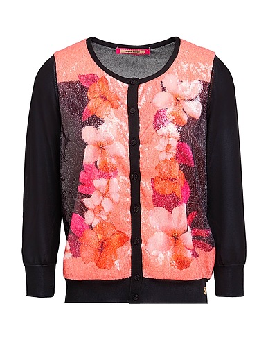 ANGELO MARANI Cardigan Black 76% Viscose, 24% Polyamide
