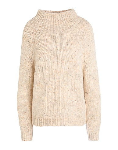 MAX&Co. Polo neck Beige 45% Alpaca wool, 41% Synthetic fibers, 9% Wool, 5% Silk