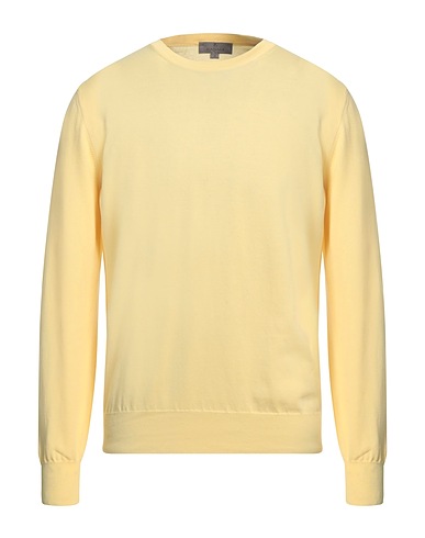 CANALI Jumper Yellow 100% Cotton