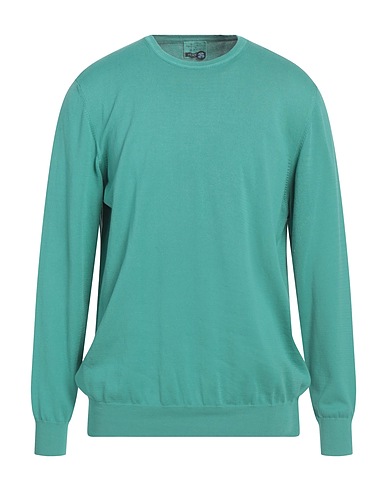HERITAGE Pullover Verde 100% Cotone