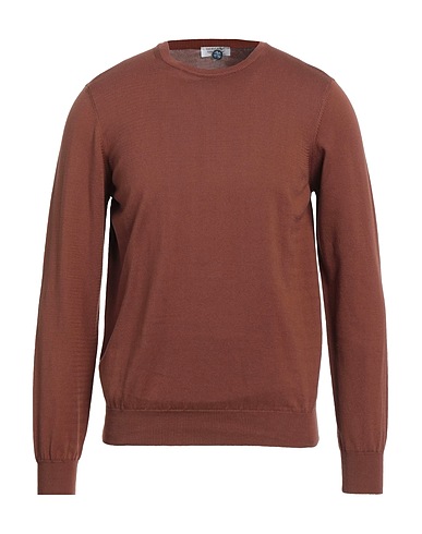 HERITAGE Pullover Marrone 100% Cotone