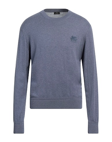 ETRO Pullover Taubenblau 85% Baumwolle, 15% Kaschmir