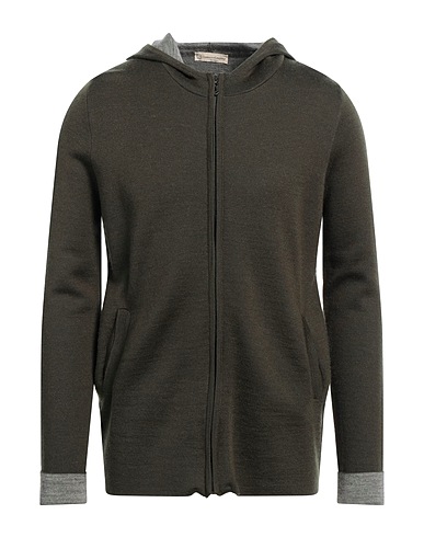 CASHMERE COMPANY Cardigan Military green 97% Wool, 3% Elastane