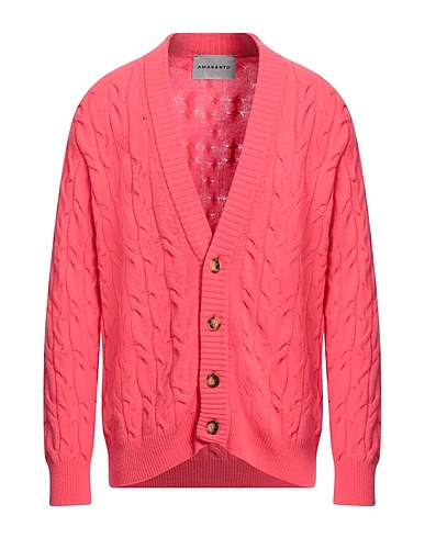 AMARANTO Cardigan Corallo 90% Lana, 10% Cachemire