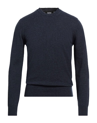 ALPHA STUDIO Jumper Midnight blue 100% Geelong Wool