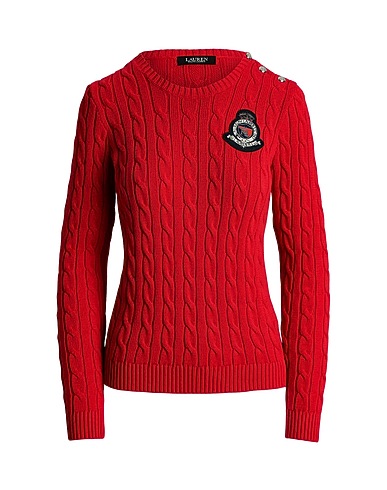 LAUREN RALPH LAUREN Sweater Red 100% Cotton