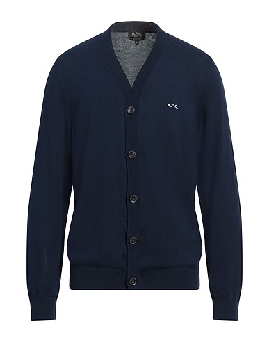 A.P.C. Cardigan Navy blue 100% Cotton
