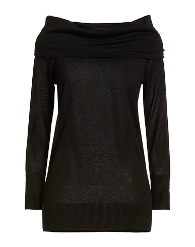 ALESSIA SANTI Jersey NERO 42% Poliéster, 28% Lana, 19% Acrílico, 6% Fibra metálica, 5% Poliamida