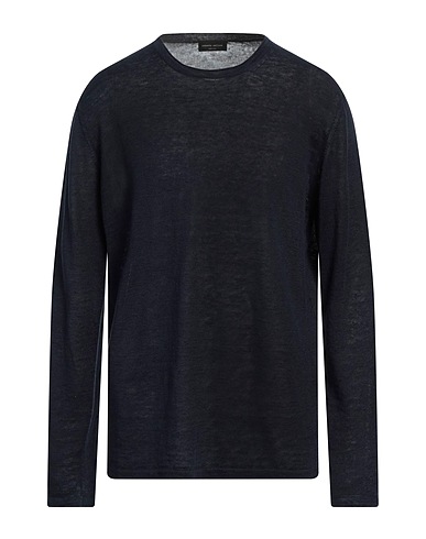 ROBERTO COLLINA Sweater Midnight blue 100% Linen