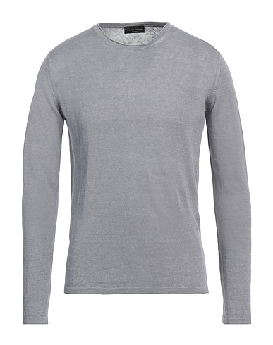 ROBERTO COLLINA Sweater Light grey 100% Linen