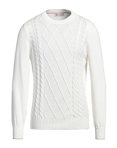 BRUNELLO CUCINELLI Jumper White 100% Cotton