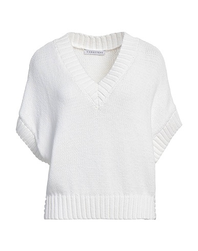 CARACTÈRE Sweater White 100% Cotton