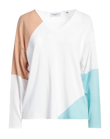 MARKUP Pullover Bianco 75% Viscosa, 25% Nylon