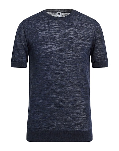 BARK Pullover Blu navy 55% Lino, 45% Poliestere