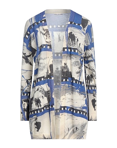 B.A. PRINTED ARTWORKS Cardigan Ivory 70% Merino Wool, 20% Silk, 10% Cashmere