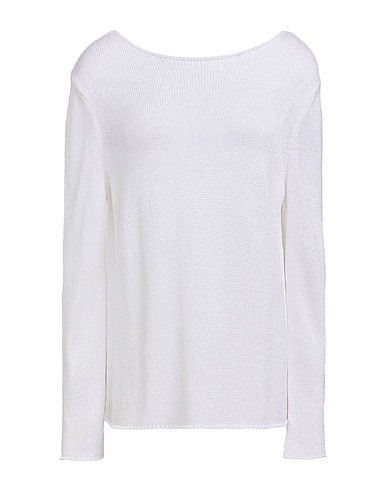 CARACTÈRE Pullover Weiß 53% Viskose, 47% Baumwolle
