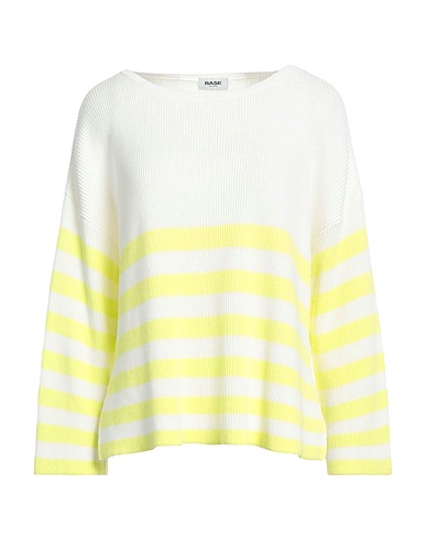 BASE MILANO Jumper Lime green 100% Cotton