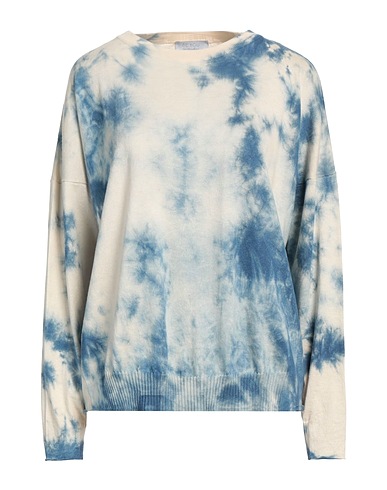 BE YOU by GERALDINE ALASIO Pullover Avio 70% Cotone, 15% Cachemire, 15% Seta