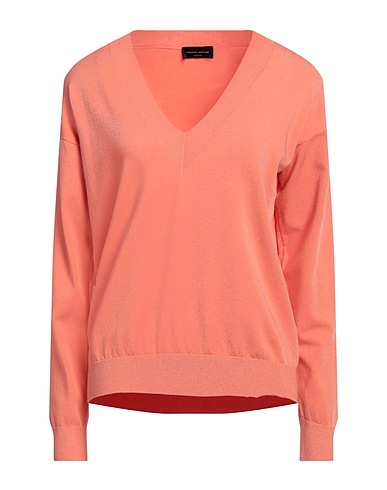 ROBERTO COLLINA Jumper Salmon pink 83% Viscose, 17% Polyester