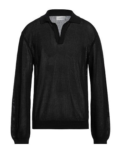 LANEUS Sweater Black 100% Cotton