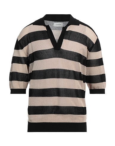 LANEUS Sweater Black 100% Cotton