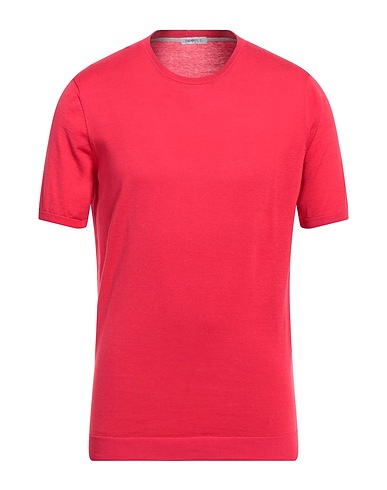 PEOPLE OF SHIBUYA Pullover Rosso 85% Cotone, 10% Seta, 5% Lino