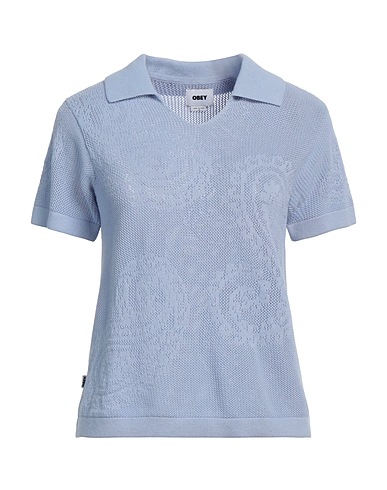 OBEY Sweater Sky blue 100% Cotton