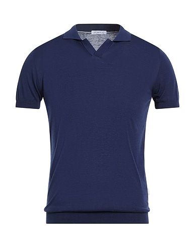 PEOPLE OF SHIBUYA Свитер Тёмно-синий 85% Хлопок, 10% Шелк, 5% Лен